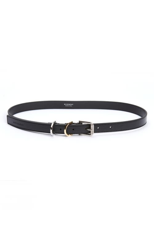 Givenchy 40mm Crocodile-Embossed Leather Belt