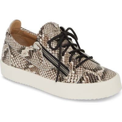 Giuseppe Zanotti May London Low Top Sneaker, Beige