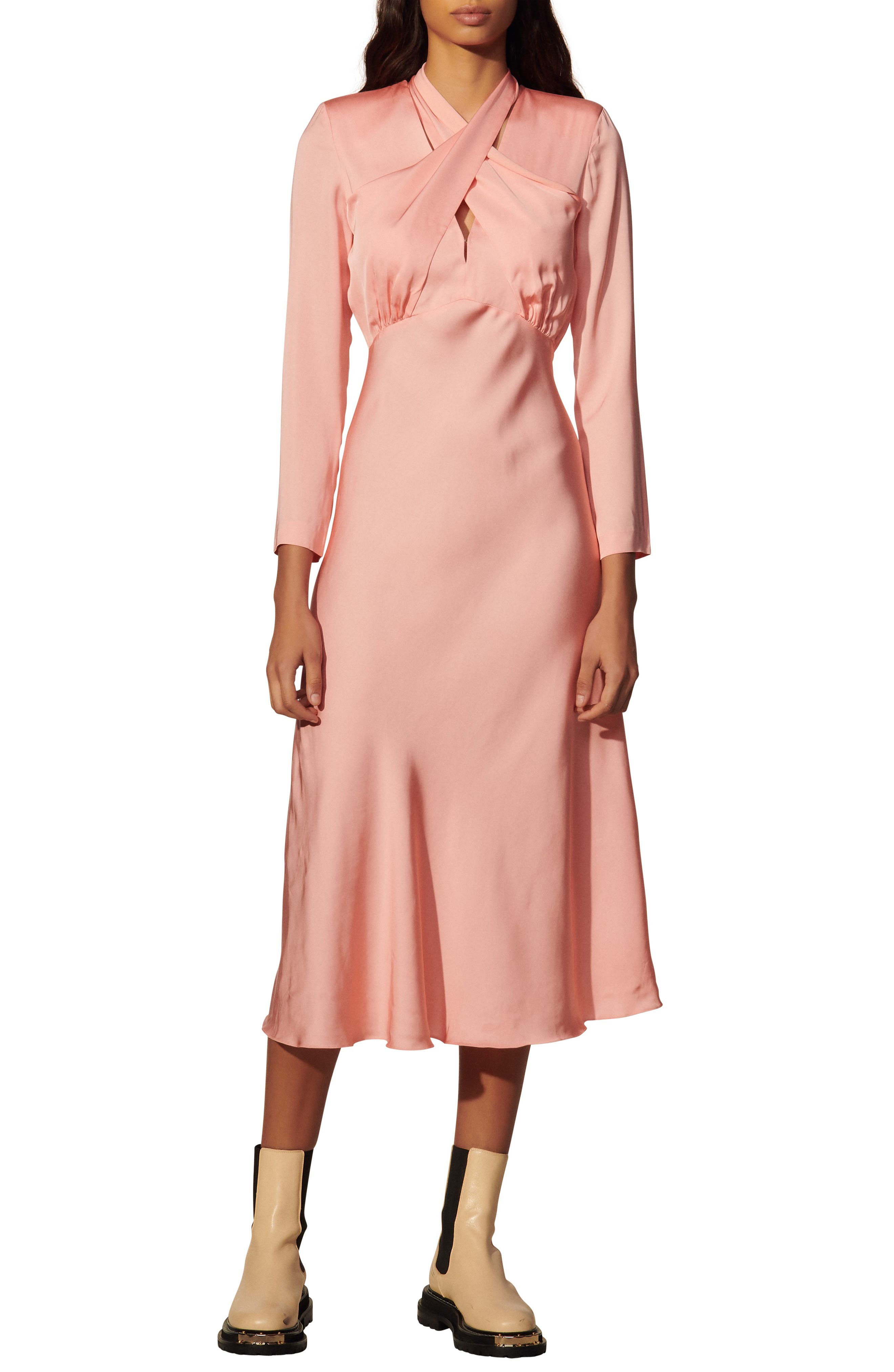 sandro dress pink