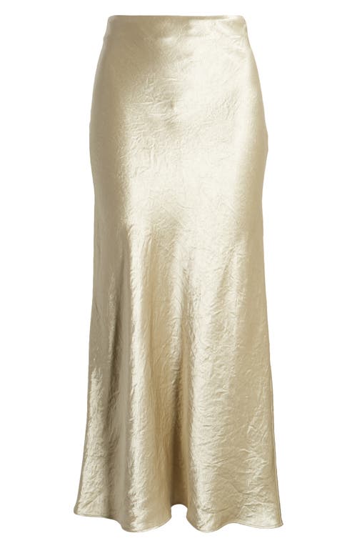 Shop Hugo Boss Boss Vesatie Bias Cut Maxi Skirt In Dried Sage