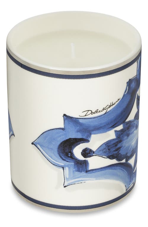Dolce & Gabbana Dolce&gabbana Lidded Scented Candle In Light Blue