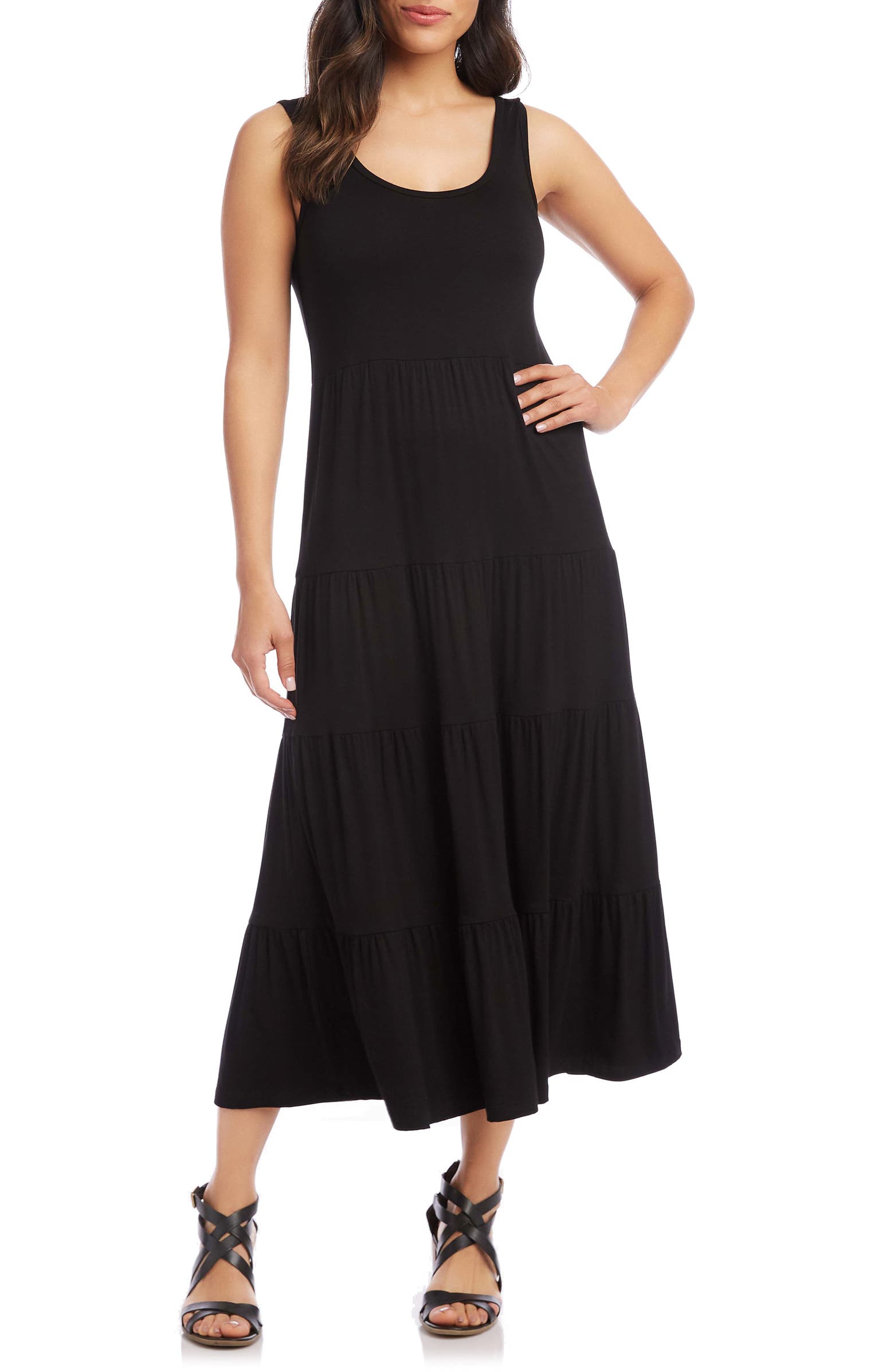 Karen Kane Tiered Midi Dress | Nordstrom