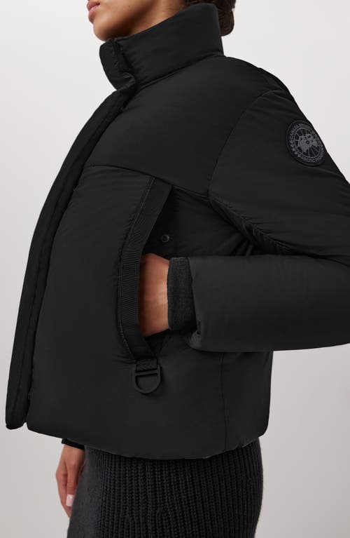 Canada Goose Junction 750 Fill Power Down Puffer Jacket In Black