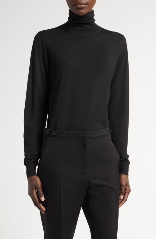 Shop The Row Heva Wool Turtleneck Sweater In Black