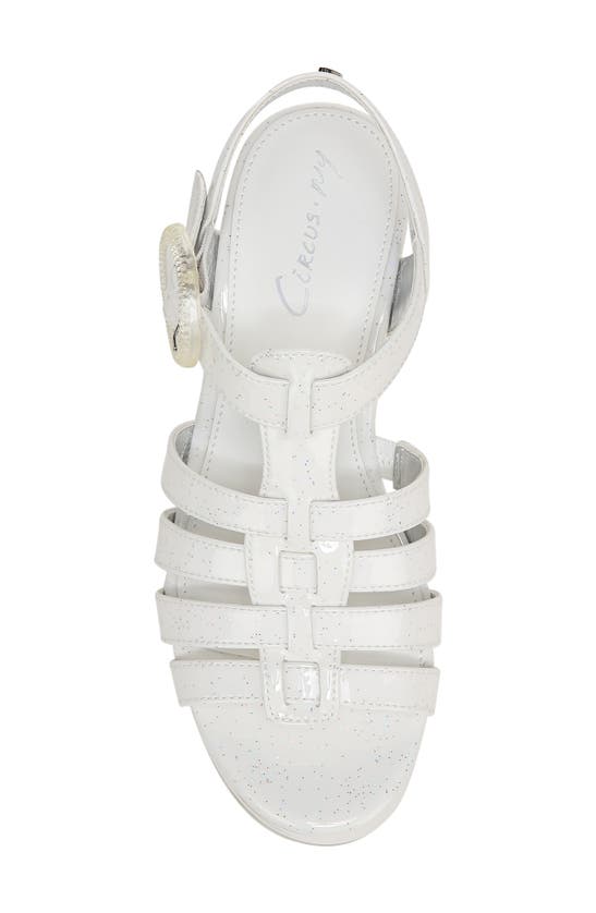 Shop Circus Ny By Sam Edelman Golda Platform Wedge Sandal In Bright White
