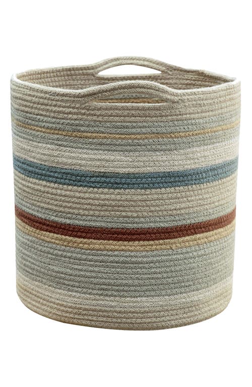Lorena Canals Triplet Woven Basket in Olive Blue Toffee Honey at Nordstrom