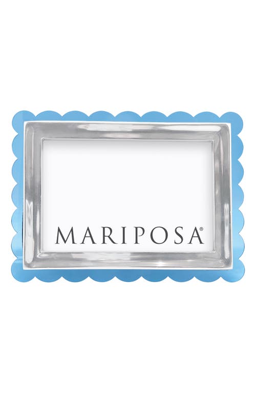 Shop Mariposa Acrylic Scallop Picture Frame In Blue