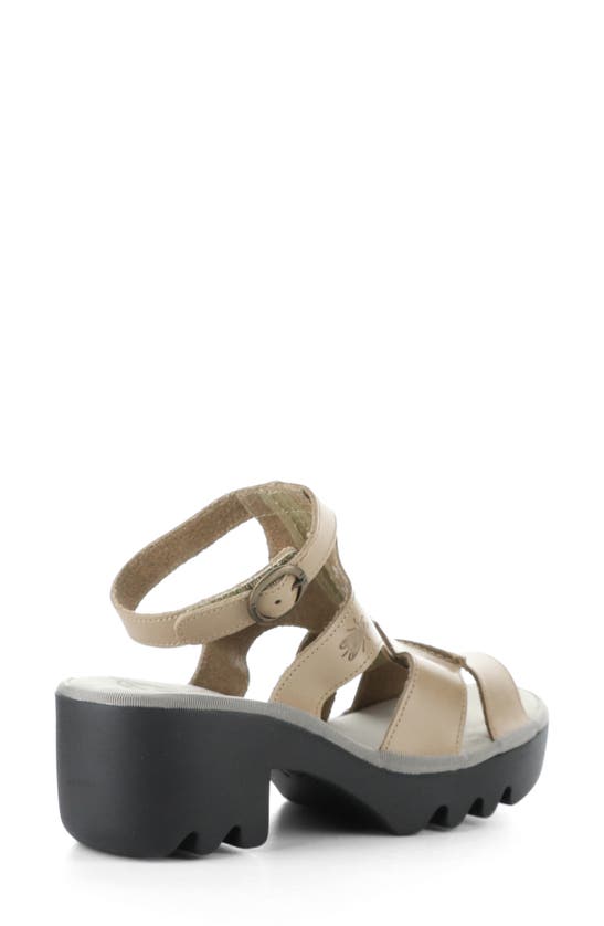 Fly London Tawi Strappy Sandal In Taupe