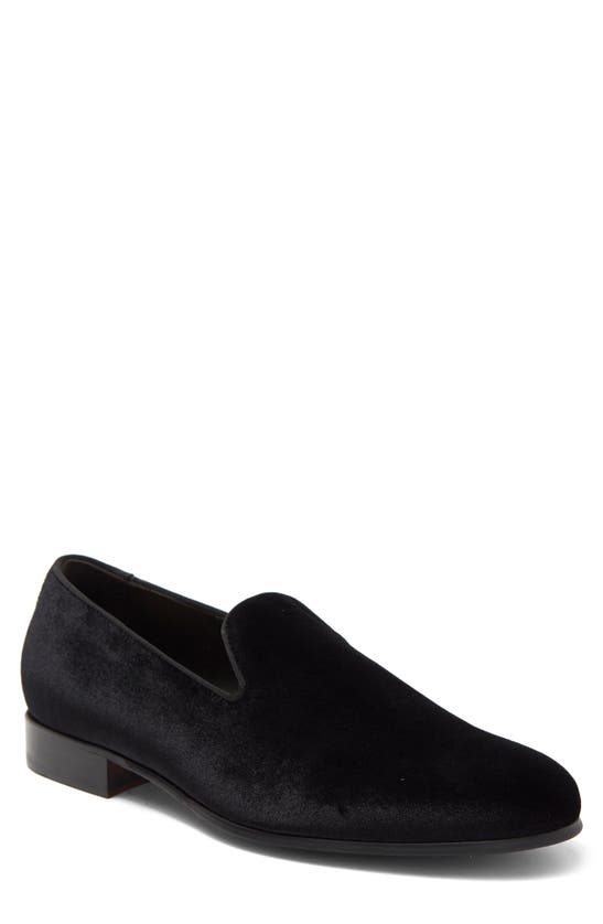 Bruno Magli Ellington Velvet Loafer In Black Velvet