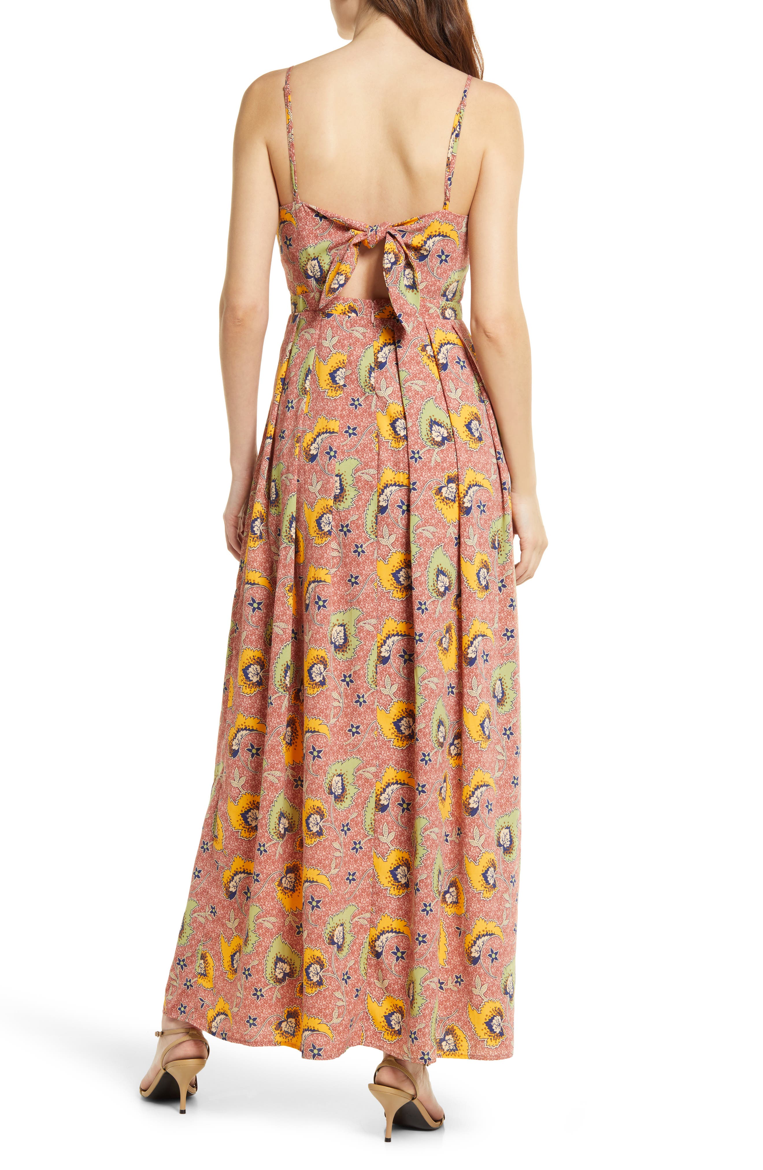 Chelsea28 Cutout Sleeveless Maxi Dress 