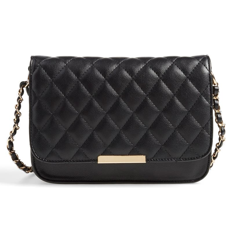 Lulu Quilted Faux Leather Crossbody Bag | Nordstrom