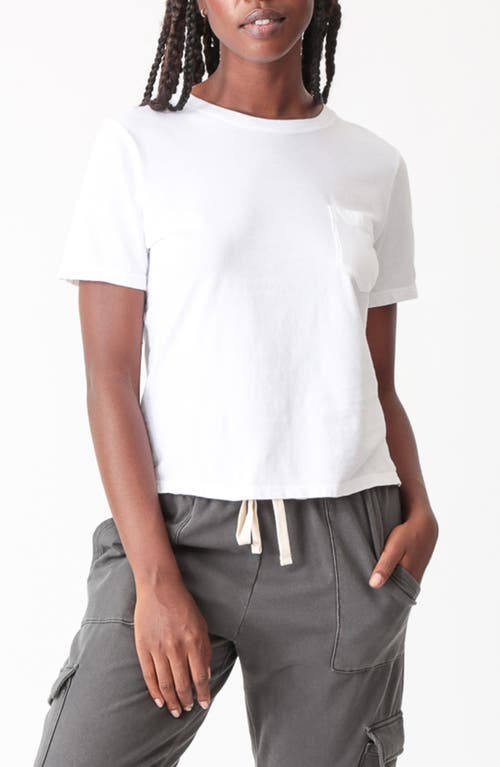 Shop Electric & Rose Cotton Pocket T-shirt In Cloud