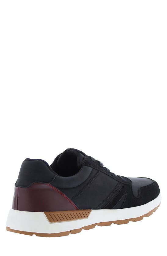 Shop English Laundry Mateo Suede Sneaker In Black