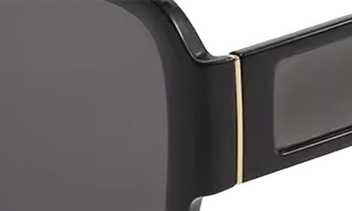 Fifth & Ninth Rosie 57mm Polarized Aviator Sunglasses In Black