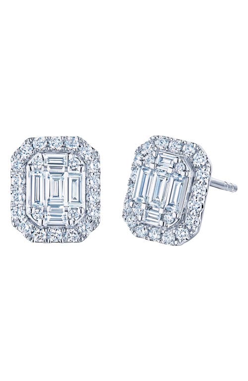 Kwiat Sunburst Diamond Stud Earrings in 18K White Gold at Nordstrom