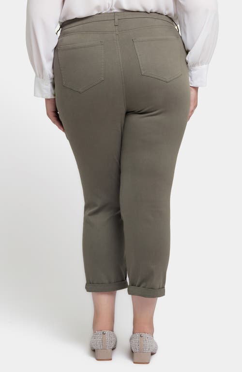 Nydj Plus Size Margot Girlfriend Pull On Jeans In Vine Leaf