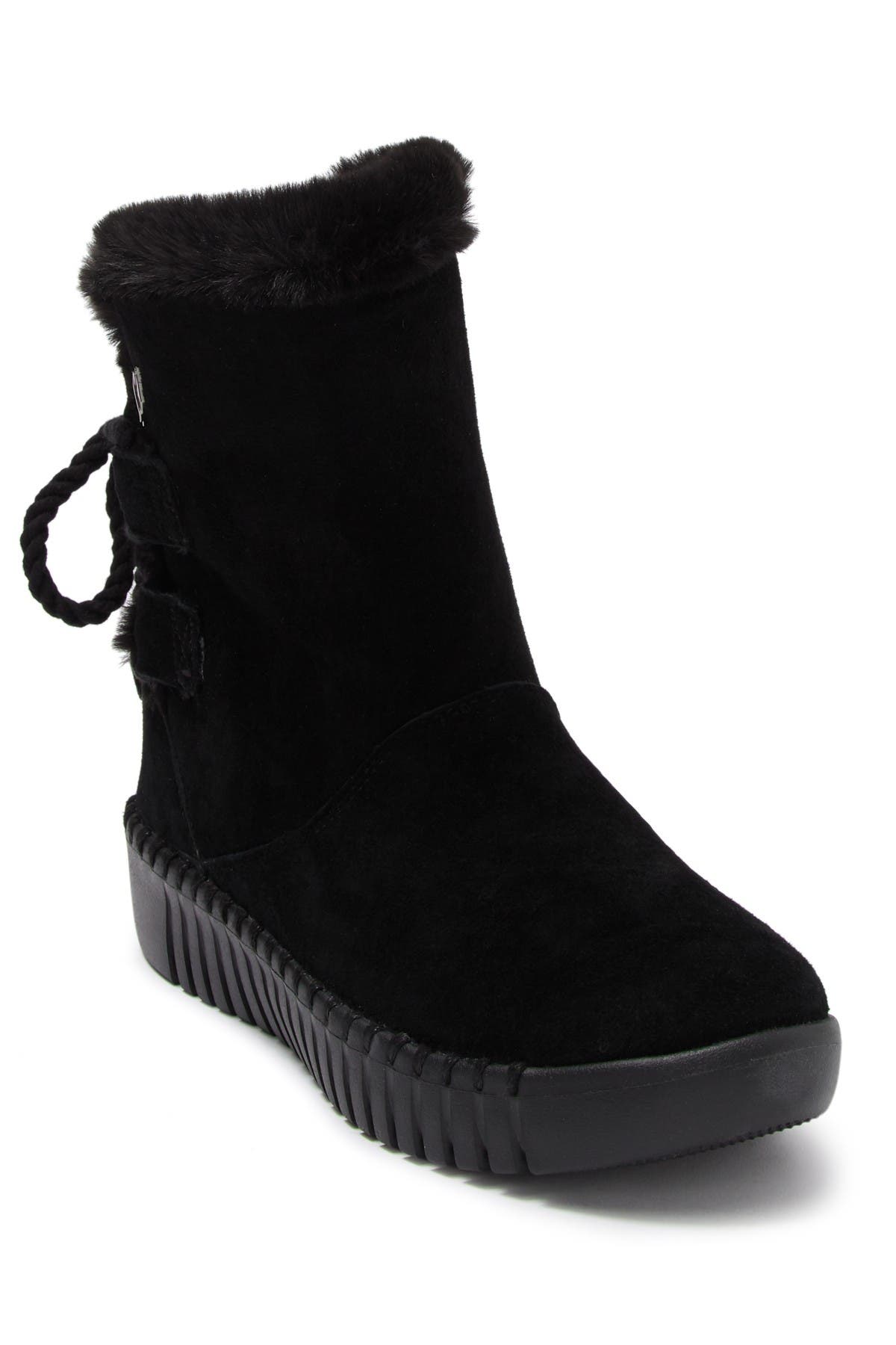 skechers go walk faux fur boots