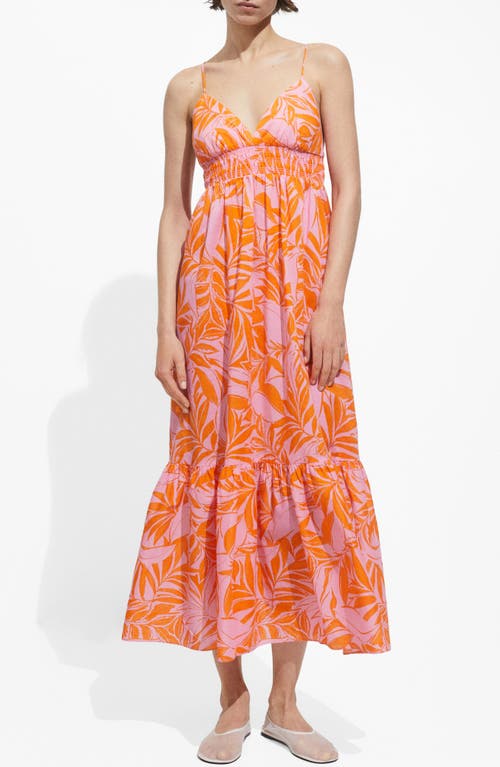 MANGO Carina Sundress Orange at Nordstrom,