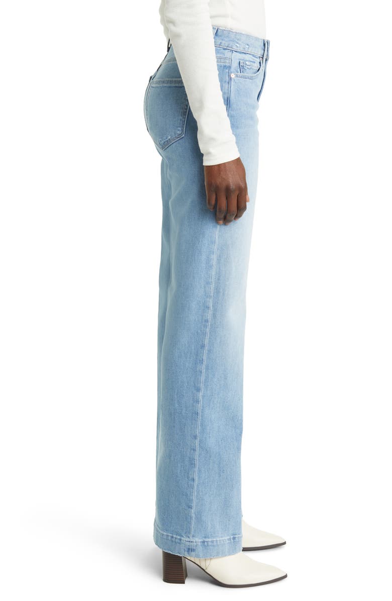 PAIGE Leenah High Waist Wide Leg Jeans | Nordstrom