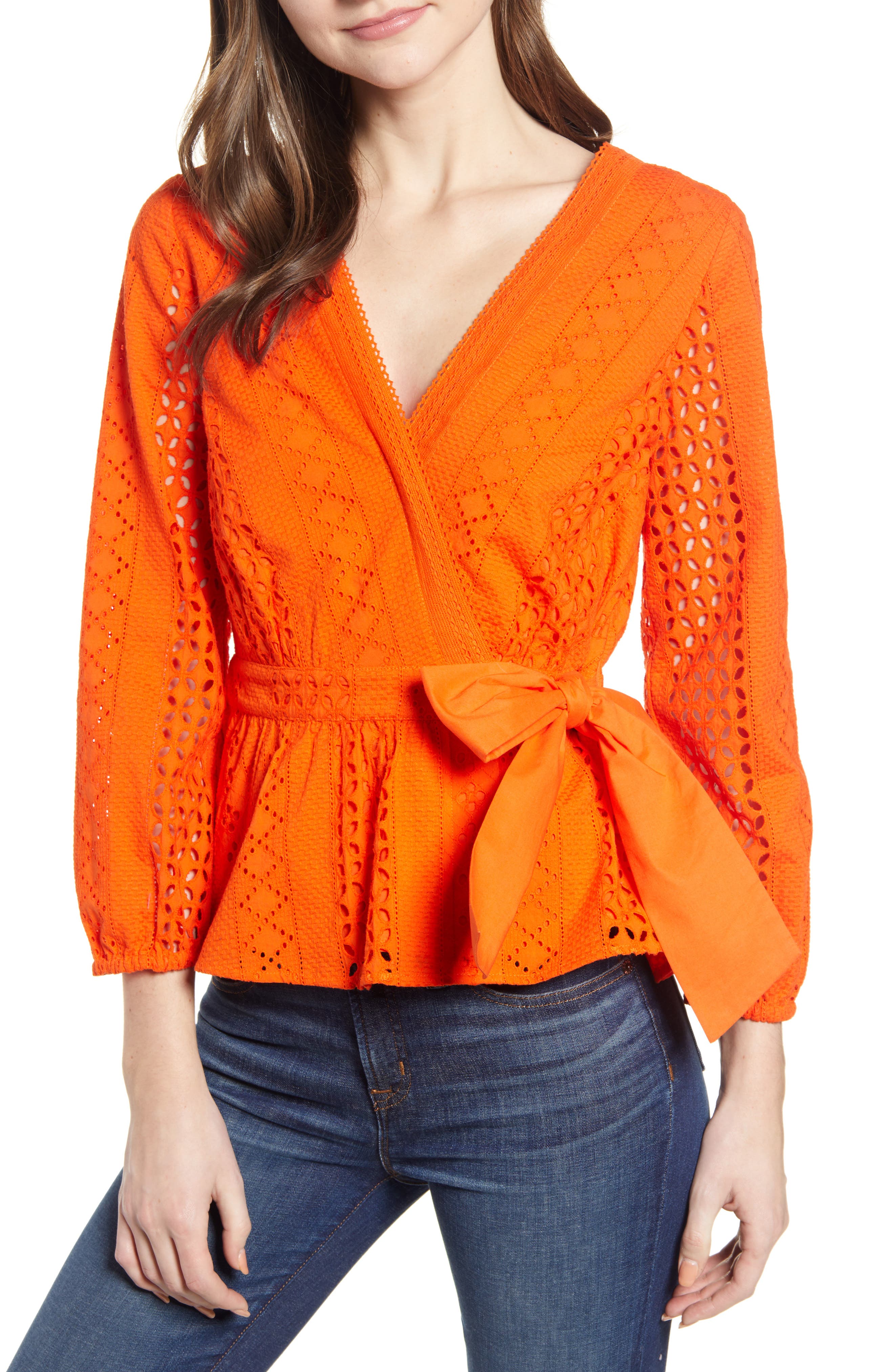 Bold And Fashionable: Pink And Orange Tops