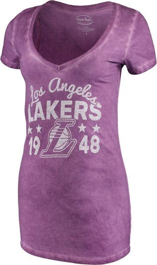 Majestic Women's Threads Purple Los Angeles Lakers City Over Pop