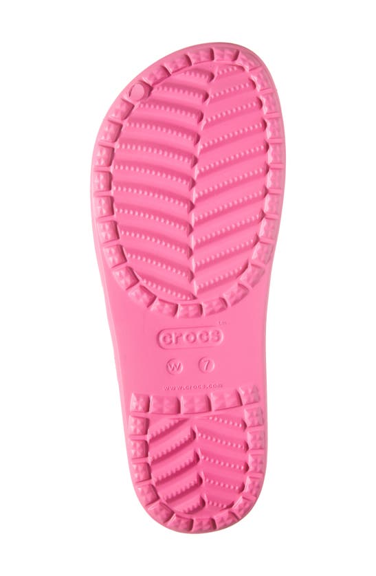 Crocs Kadee Slide Sandal In Electric Pink
