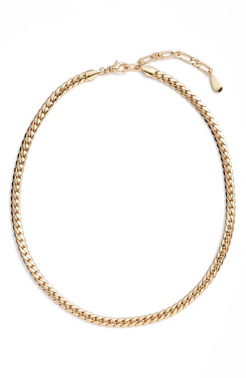 Jenny Bird Biggie Cuban Link Chain Necklace in High Polish Gold at Nordstrom