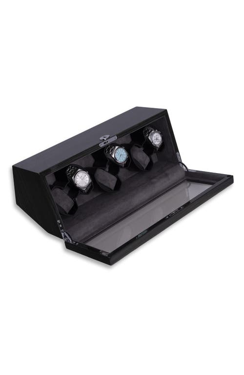 Bey-berk Oyster 6-watch Winder & Case In Grey