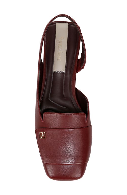 Franco Sarto Women's Teagan Square Toe Slingback Flats In Red