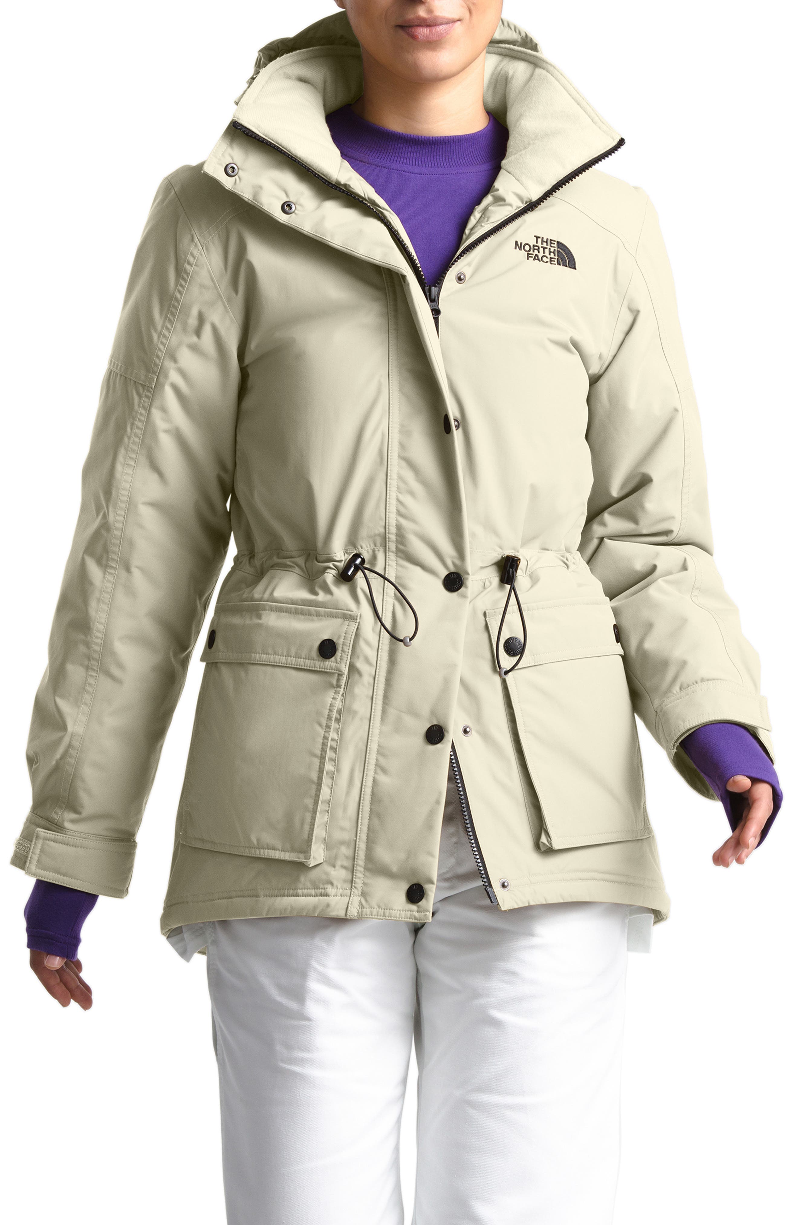 snow down parka north face