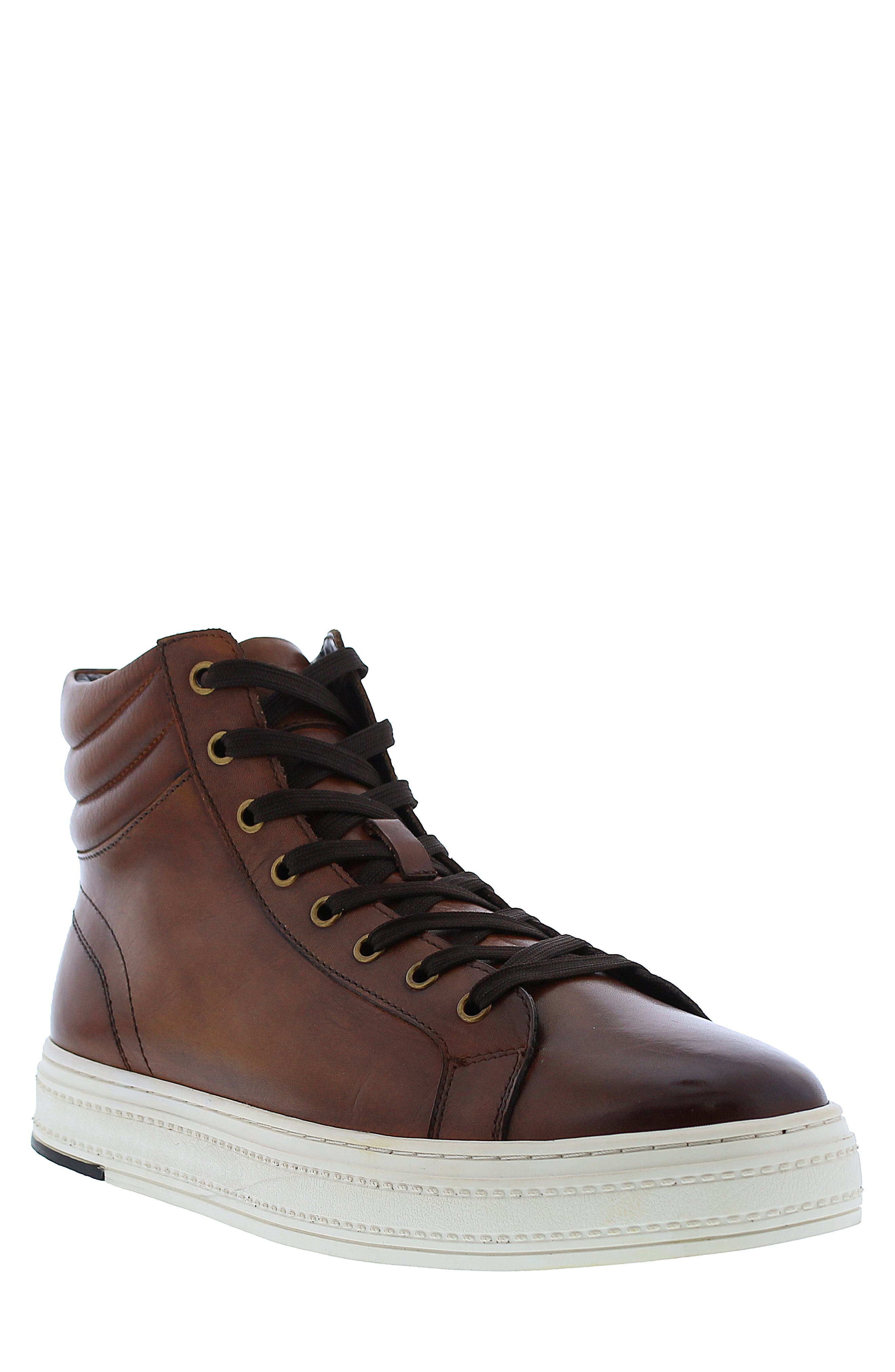 Men's Brown High Top Sneakers 