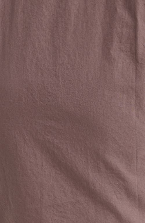 Shop Nordstrom Oversize Shirting Short Pajamas In Grey Plum