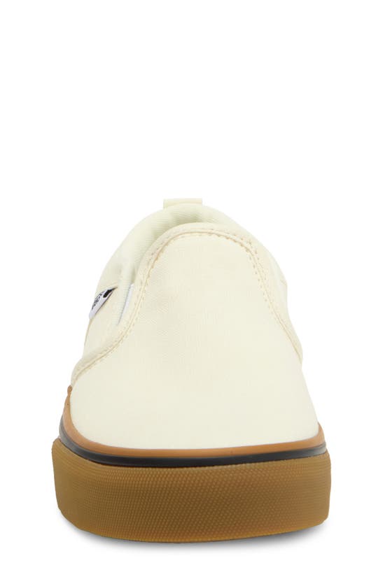 Shop Vans Kids' Asher Slip-on Sneaker In Gum Marshmallow