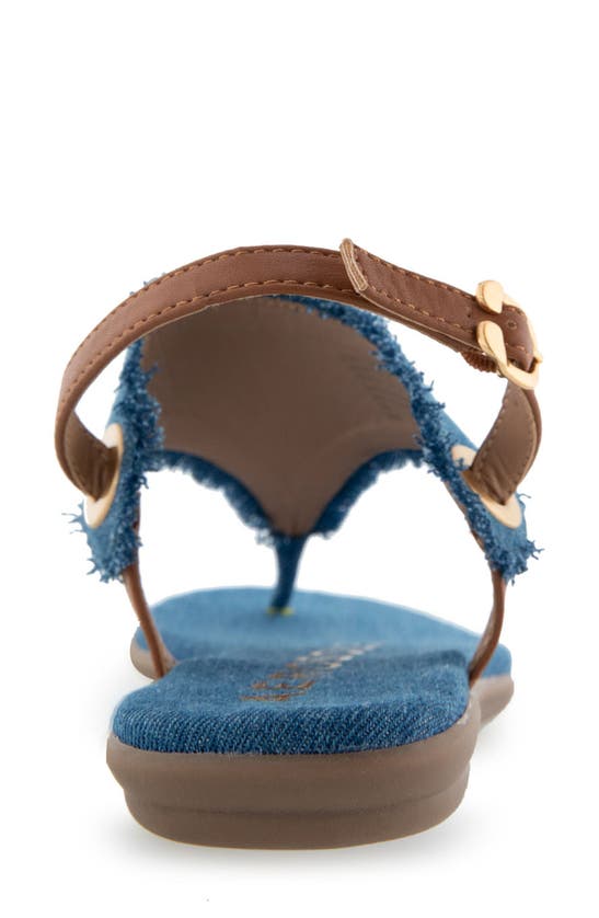 Aerosoles Conclusion Slingback Sandal In Medium Blue Denim