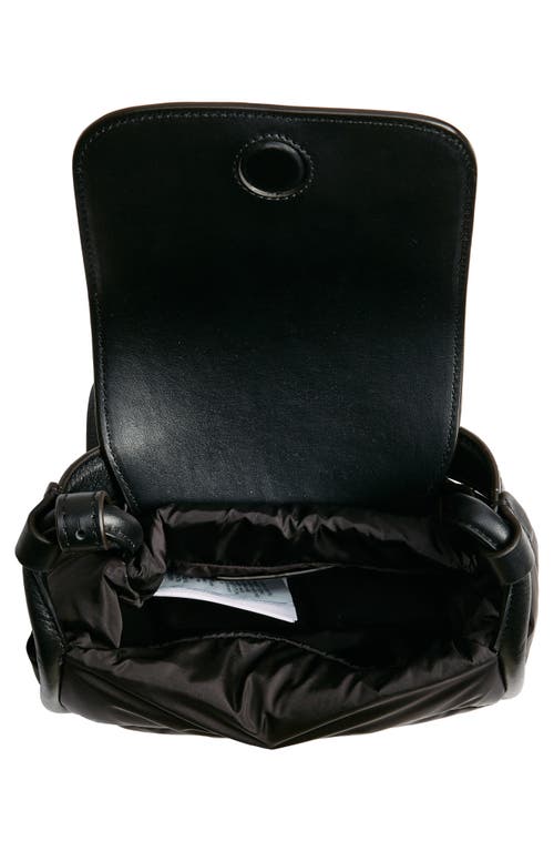 Moncler Mini Tiarna Down Handbag In Black