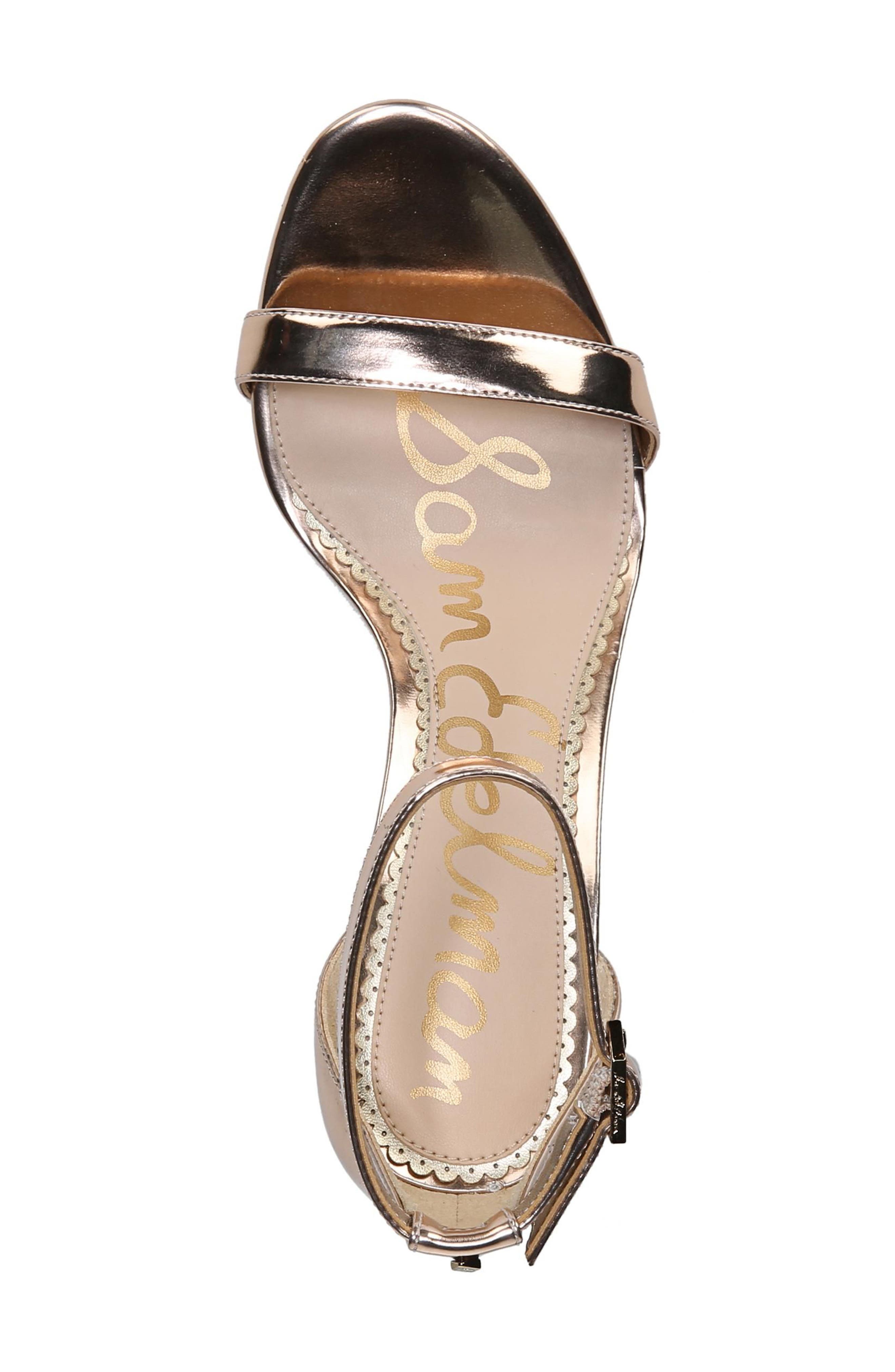 SAM EDELMAN,
                            'Patti' Ankle Strap Sandal,
                            Alternate thumbnail 127, color,
                            650