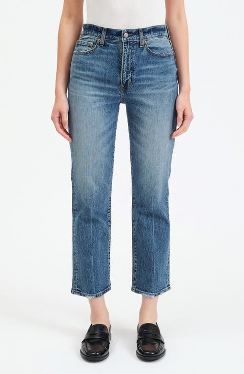 Shop Daze Straight Up High Waist Crop Straight Leg Jeans In Stunner