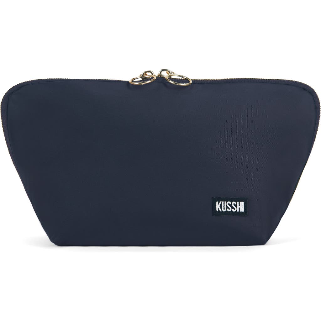 Kusshi Signature Makeup Bag In Blue