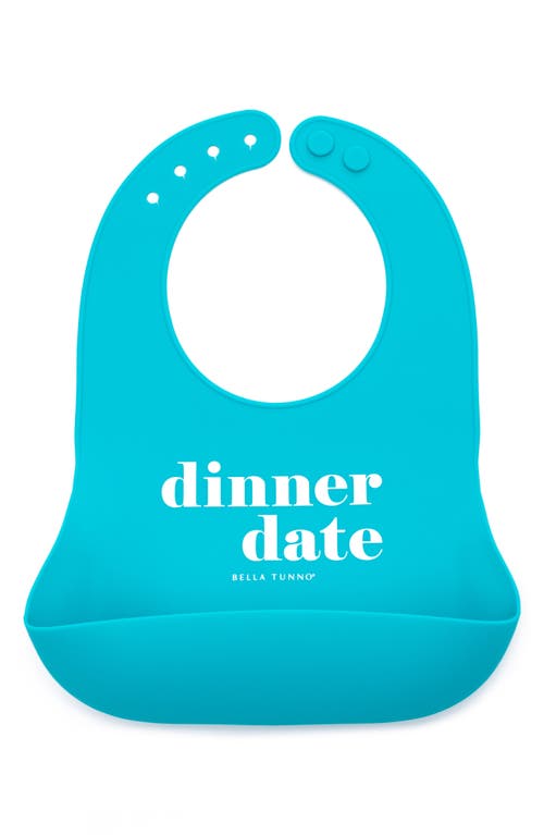 Shop Bella Tunno Dinner Date Wonder Bib In Blue