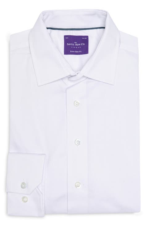Savile Row Extra Slim Fit Stretch Twill Dress Shirt