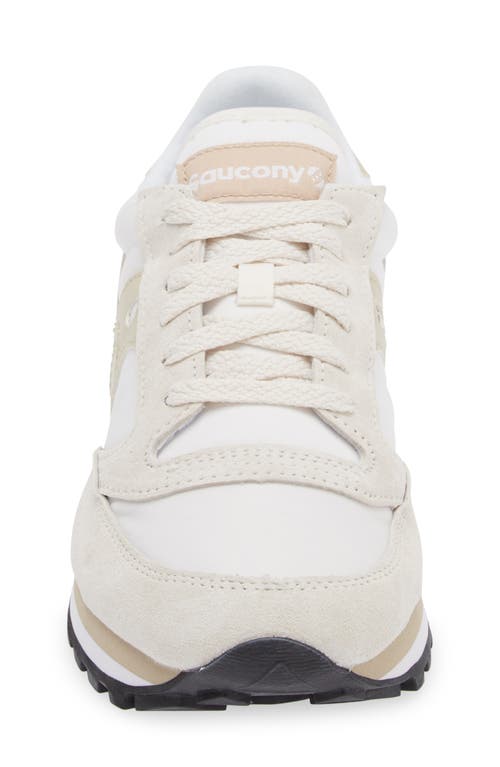 Shop Saucony Jazz Triple Sneaker In Light Grey/gold