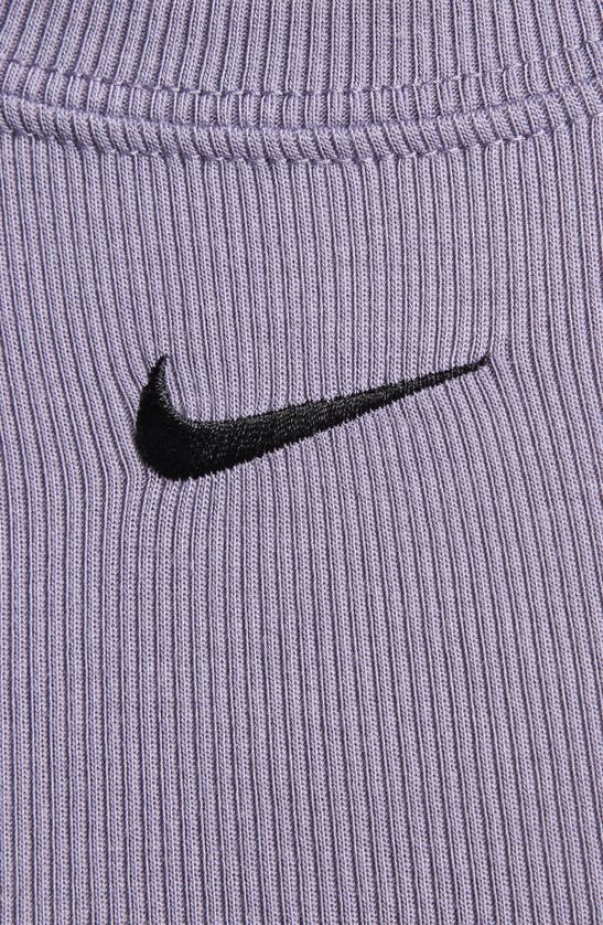 Shop Nike Sportswear Chill Knit Top In Daybreak/ Black