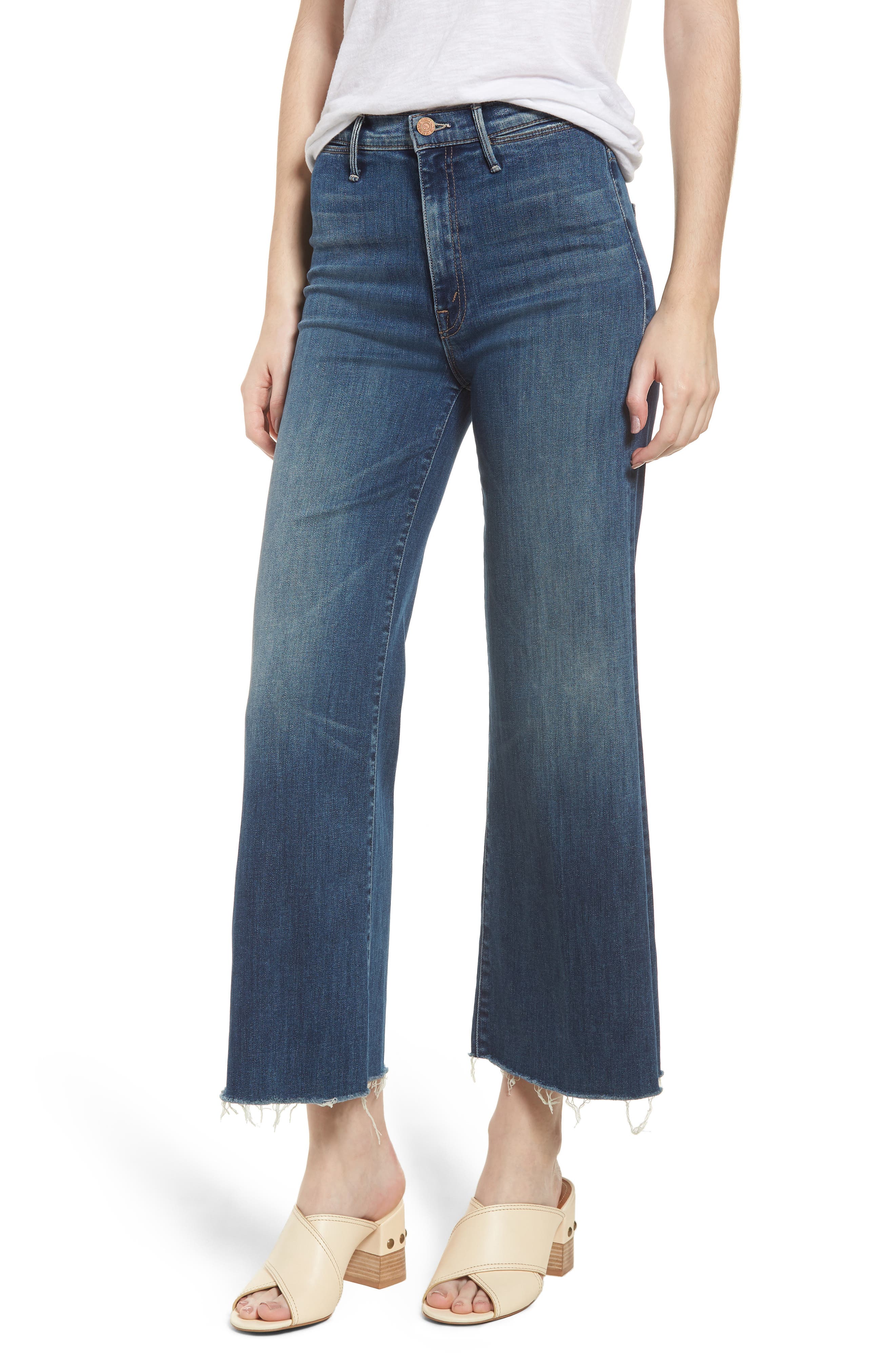 mother jeans wide leg