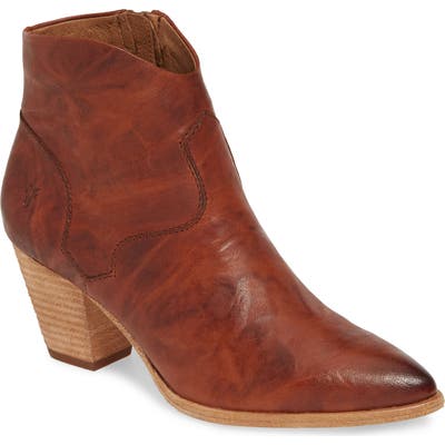 Frye Reed Pointy Toe Bootie, Brown