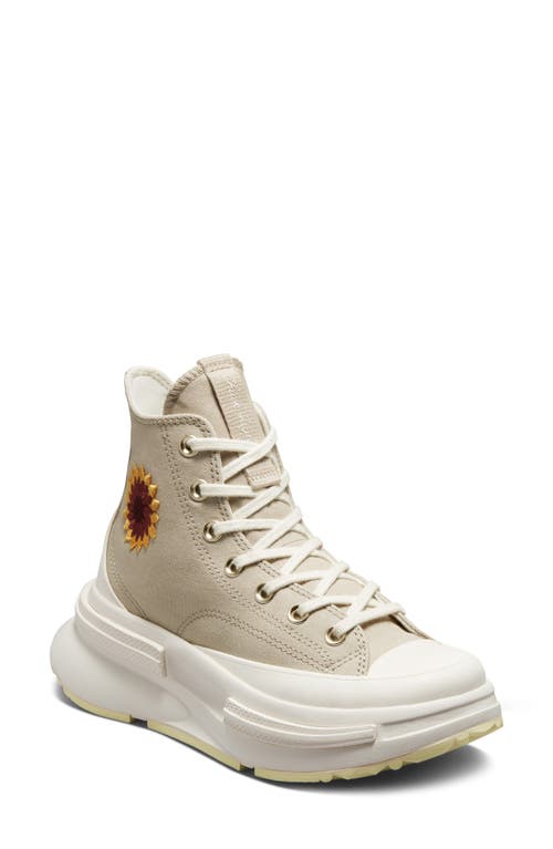 Shop Converse Run Star Legacy Cx High Top Platform Sneaker In Beach Stone/egret/red Oak