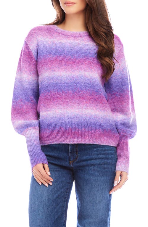 Karen Kane Plus Size Blouson Sleeve Sweater In Lavender In Lavender