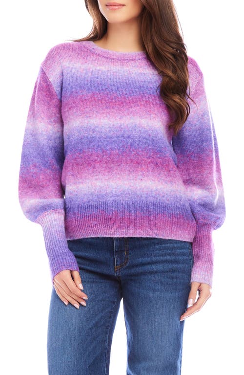 Shop Karen Kane Balloon Sleeve Sweater In Lavender