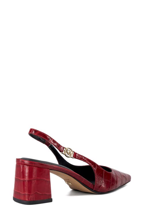 Shop Dune London Contact Slingback Pump In Red