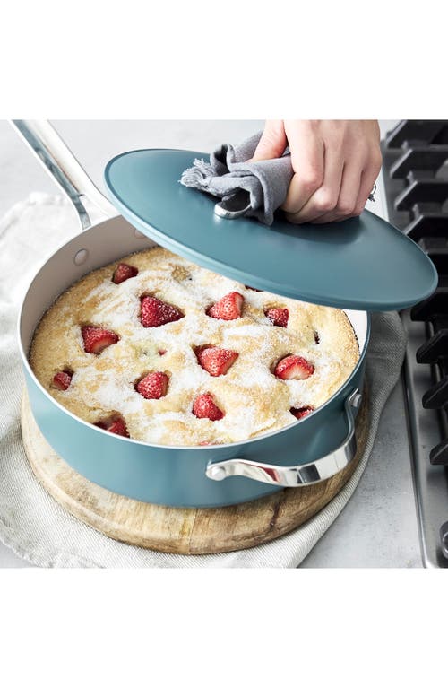 Greenpan Nova 10-piece Ceramic Nonstick Cookware Set In Tapestry Blue