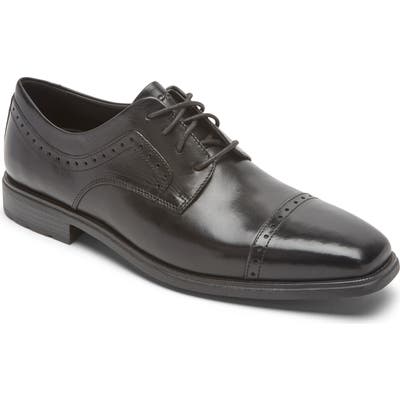 Rockport Dressports Business 2 Cap Toe Derby- Black